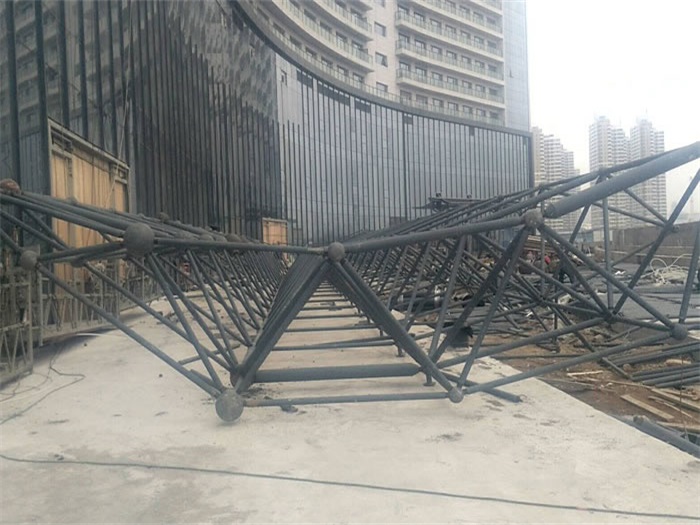 灵宝万豪酒店雨棚网架